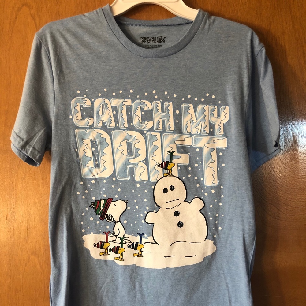 Men’s Medium Graphic Peanuts snoopy Woodstock short sleeve T-shirt